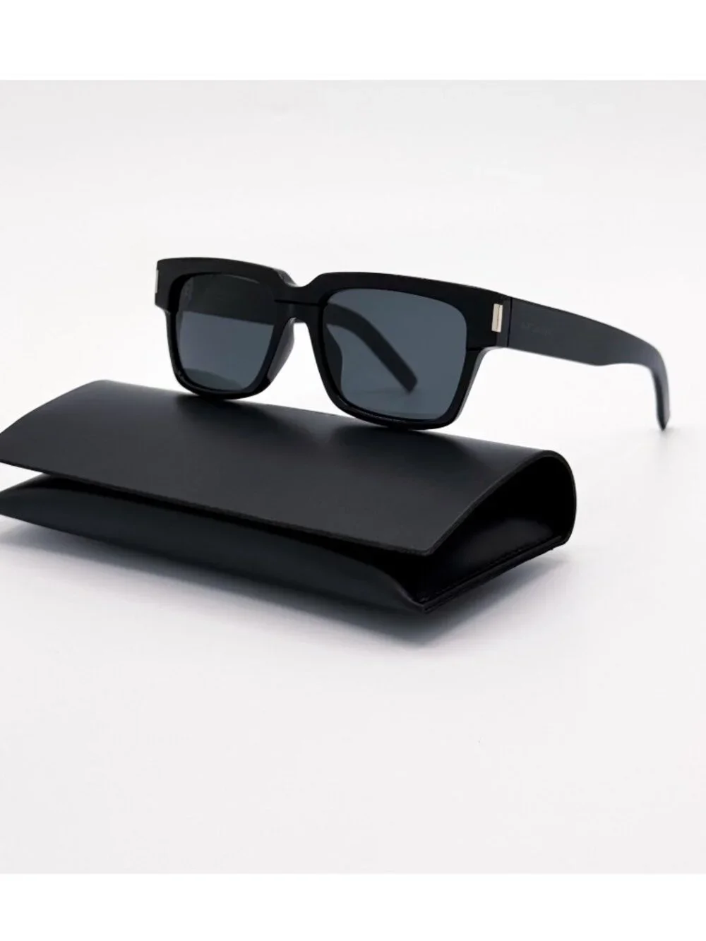 New Saint Laurent Square Black Sunglasses SL732/F Vadim 001